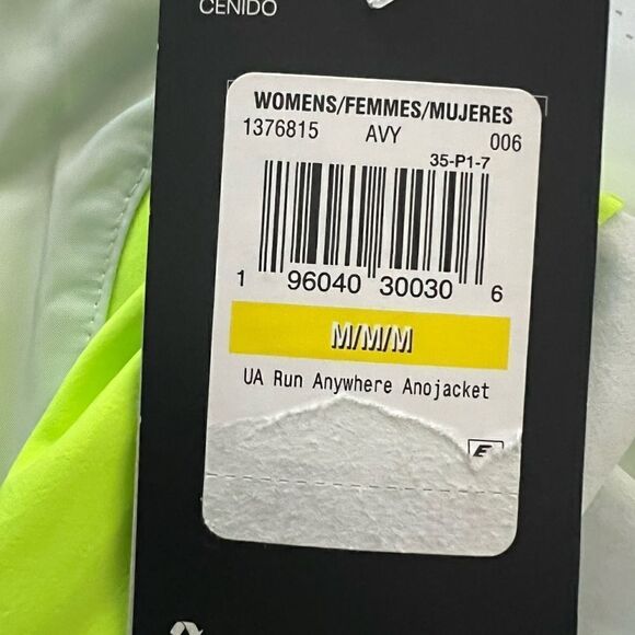 Under Armour Women's 'Run Anywhere' Anorack Windbreaker Jacket-Size‎ Medium - Picture 10 of 10